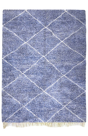 Blue Diamond Rug