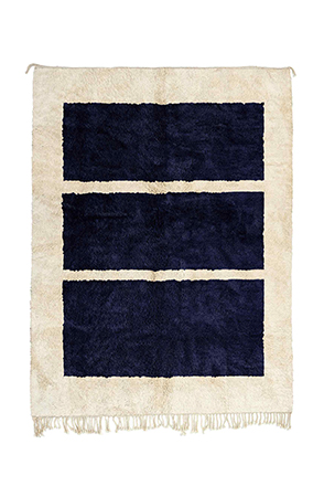 Blue Geometric Rug