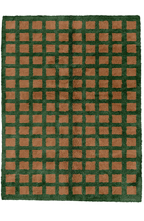 Brown Criss Cross Rug
