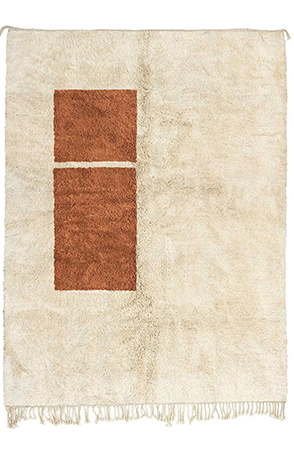 Brown Geometric Area Rug