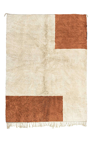 Brown Minimalist Area Rug