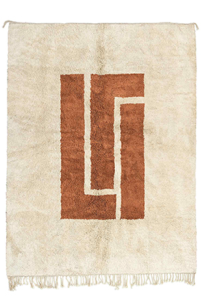 Brown Symbolic Area Rug
