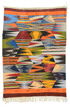 Colorful Vintage Rug