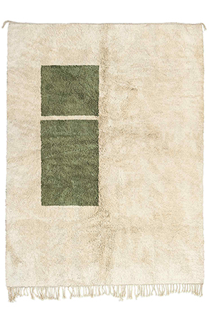 Green Geometric Area Rug