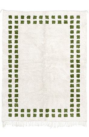 Green Mini Checkered Rug