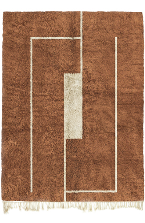 Bronze Mid Century Rug