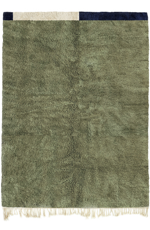 Green Minimalist Rug