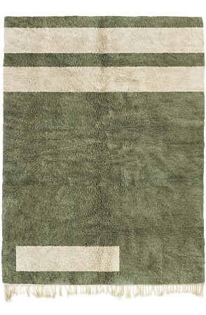 Green Architectural Rug