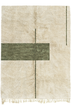 Green Contemporary Rug
