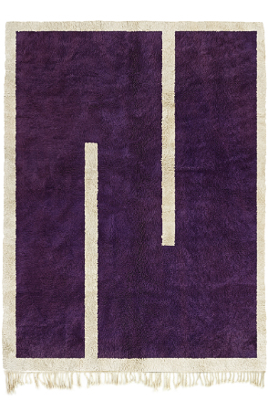 Purple Symmetry Rug