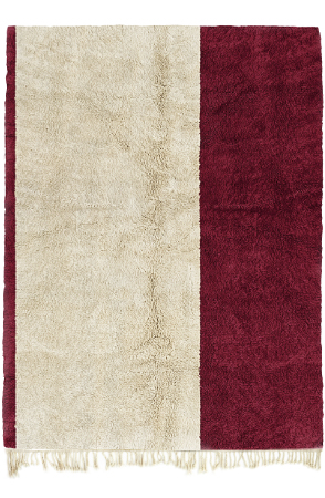 Crimson Sophistication Area Rug