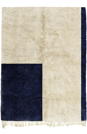 Navy Blue Sleek Geometries