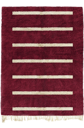 Crimson Parallel Rug