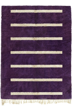 Purple Parallel Rug