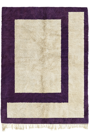Purple and White