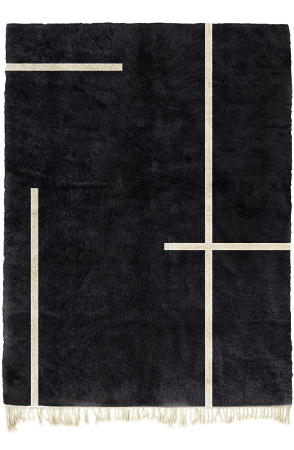 Black Medina Mosaic Rug
