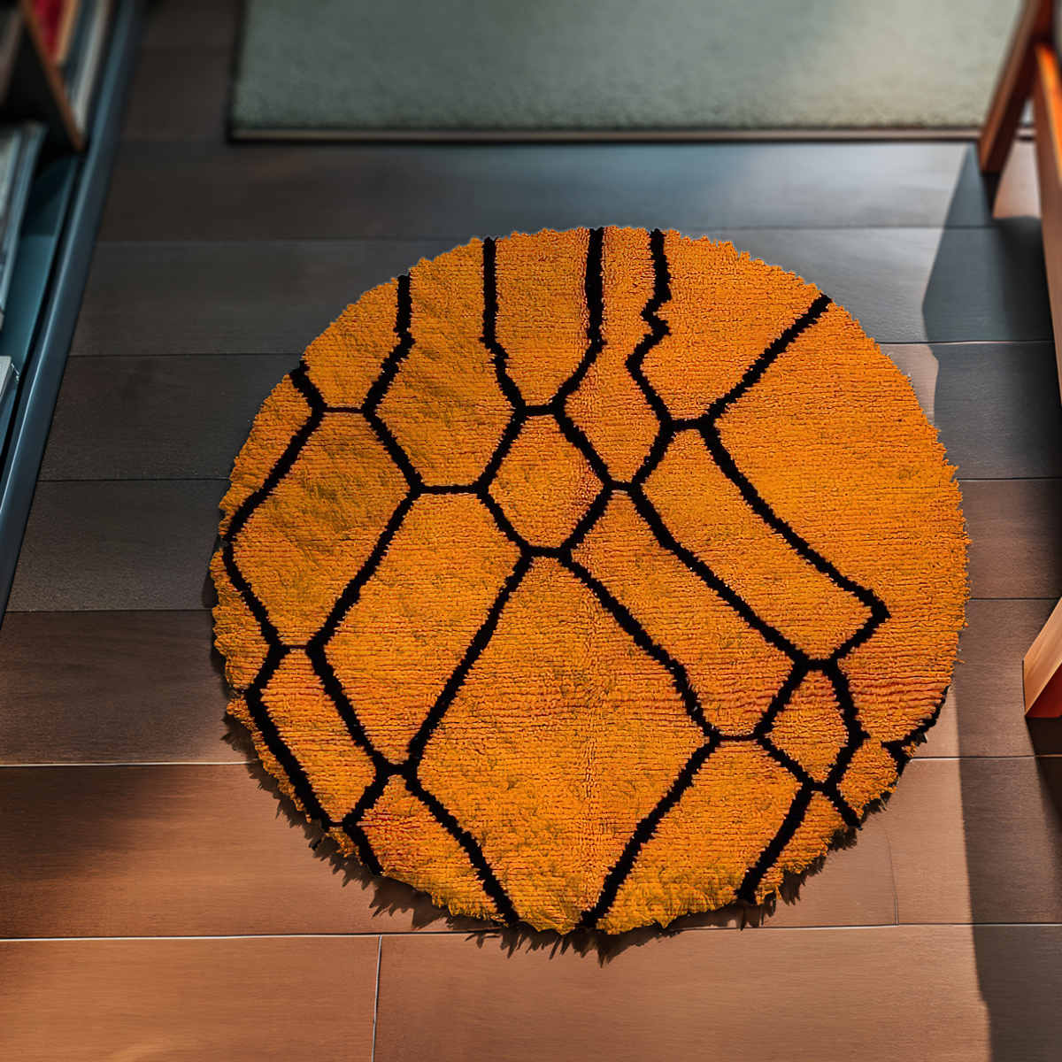 Tangerina Round Area Rug