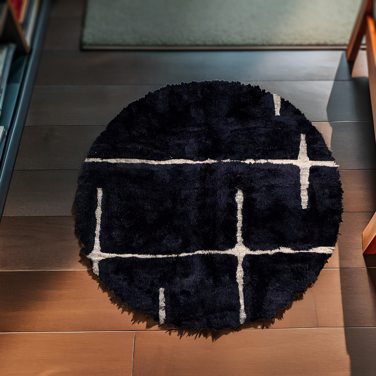 Desert Night Round Rug