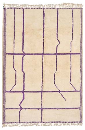 Off White Textured Area Rug