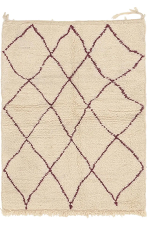 Purple Diamond Rug