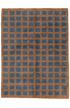 Stone Blue Crooked Rug