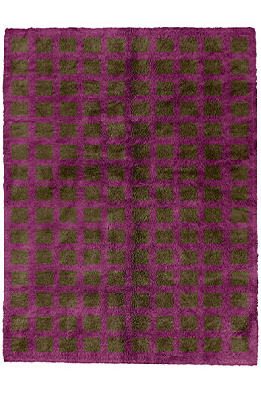 Taupe Checkers Rug