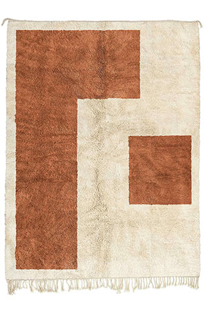 The Great Wave Brown Area Rug