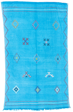 Moroccan Blue Rug