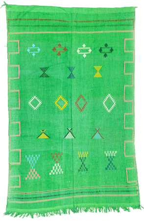 Moroccan Green Rug